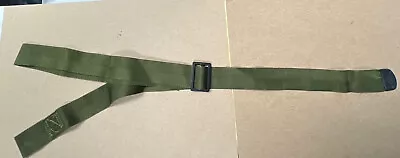 Vintage Green Webbing Strap Fabric 40” X 1” Military Spec. Nylon New Lot Of 5 • $14.99