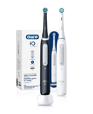 New Oral-B Io4 Series Dual Handle Electric Toothbrush Pack • $499