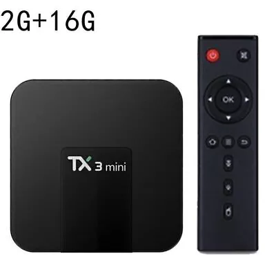 TX3 Mini For Android10 4K SMART TV  Media Player Quad-Core WIFI 2GB+16GB • $29.29