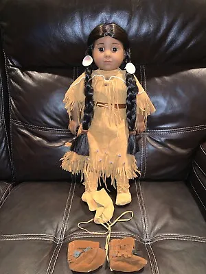 American Girl Doll Vintage Kaya W/ Extra Deerskin Pouch And Moccasins • $249.99