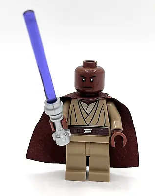 LEGO Star Wars - MACE WINDU - W/ Cape Minifigure Sw0417 9526 Palpatine's Arrest • $17.99