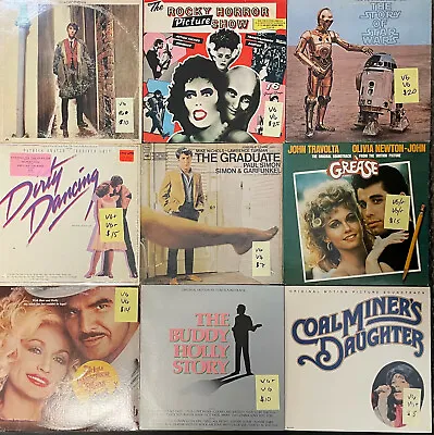 You Pick - Broadway Film & TV Soundtrack Vocalists Vinyl Records LPs • $35