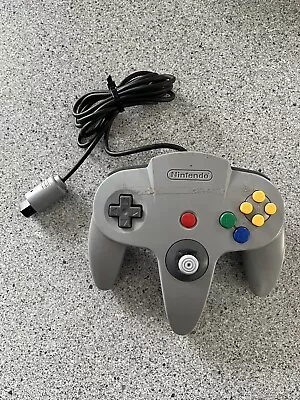 Nintendo 64 N64 Authentic OEM Gray Handheld Controller Loose Toggle Video Game • $16.99