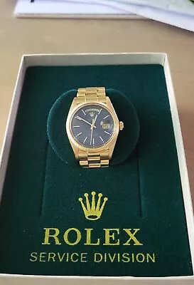 ROLEX 1807 DayDate President 18k Gold Watch  • $15150