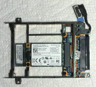 Dell  256GB MSATA LITE-ON LMT-256M6M MSATA SSD Drive 2.5  Tray • $5