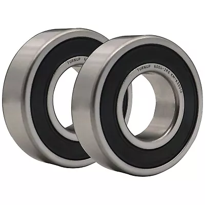 (2 PACK) USA TURNUP 6004-2RS 20X42X12MM Double Rubber Seal Ball Bearings • $8.37