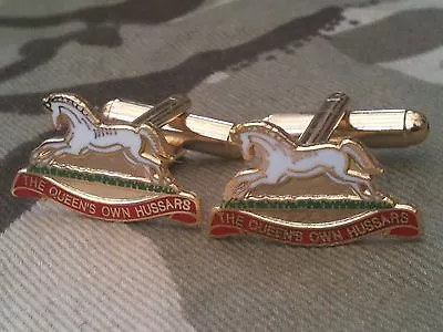 Queens Own Hussars Military Cufflinks • £12.99