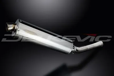 Delkevic 18  Stainless Oval Slip On Muffler - Kawasaki Z750 2004-2006 Exhaust • $269.99