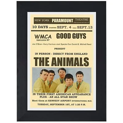 $12.99 • Buy  The Animals Classic Rock Band 70s 60s 50s Concert Music Mini Poster Framed 
