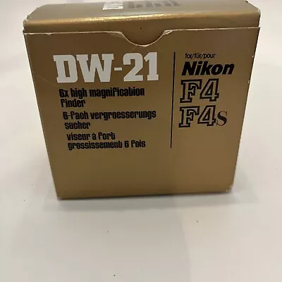 Nikon DW-21 Magnifier View Finder For F4 F4S F4E [Exc] From JAPAN 2030215 • $80