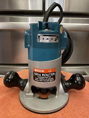 Bosch 1604 Router 1-3/4 HP 10A 25000 RPM 115V Made In USA • $125