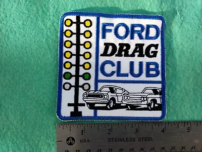 Large Ford Drag Club Service Parts Racing Dealer Uniform Patch • $19