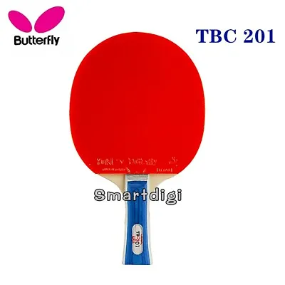 $34.75 • Buy Butterfly TBC201 Long Handle Table Tennis Ping Pong Racket Bats Shakehand FL