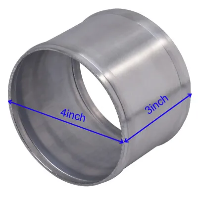 4Inch 102mm Alloy Aluminum Hose Adapter Joiner Pipe Connector Intercooler Turbo • $12.99