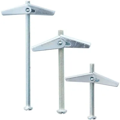 SPRING TOGGLES Hollow Cavity Wall Anchor Screw Bolt Drywall Plasterboard Ceiling • £4.75