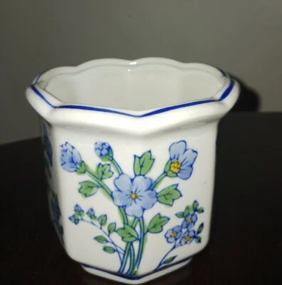 $9.95 • Buy Vintage Ceramic Garden Pot House Plant Pot Hand Painted