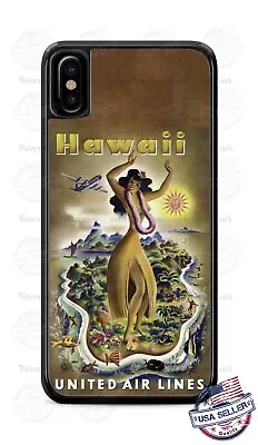 Vintage Hawaii Airlines Poster Customize Phone Case For IPhone 14 Samsung Google • $20.98