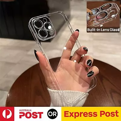 $6.85 • Buy For IPhone 14 13 12 11 Pro Max Clear Case Shockproof Slim Camera Full Cover Hard