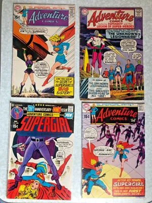 £39 • Buy =Adventure Comics=#381 VG/FN 1st Solo Supergirl Plus 3 Others 334, 385, 400 Lot