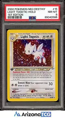 Pokemon 2002 Light Togetic #15 Holo 1st Edition Neo Destiny PSA 8 • $0.01