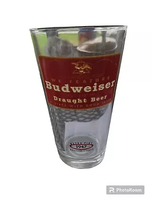 Vintage Budweiser 1947 Retro Pint Beer Glass Collector's Series • $8