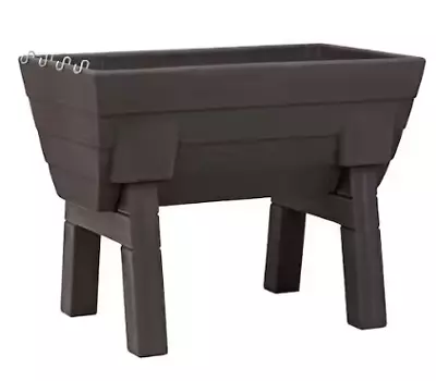 Good Ideas Garden Bed Self Watering Garden Wizard Elevated Barrel Type In Oak • $230.64