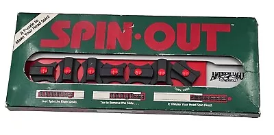 Vintage 1987 Spin Out Puzzle Brain Teaser Game Binary Arts William Keister W/Box • $19.99