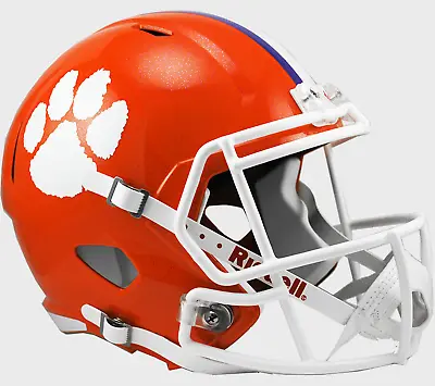 CLEMSON TIGERS NCAA Riddell SPEED Full Size Replica Football Helmet • $129.99