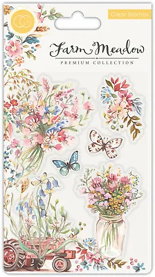 £4.99 • Buy Farm Meadow - Craft Consortium Paper Craft Collections - Paper Pads Stamps Charm