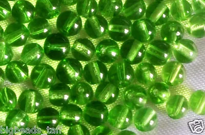 100pcs Round Crystal Glass  Beads Various Colours And Sizes 3mm 4mm 6mm • £1.79
