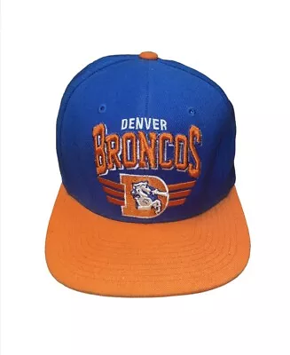 Denver Broncos Mitchell & Ness NFL Vintage Collection Snapback Hat Throwback EUC • $17.99