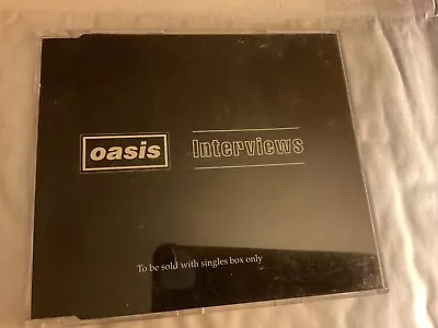 OASIS : Interviews - 1996 Creation Records CD From Singles Box Set • £3.95
