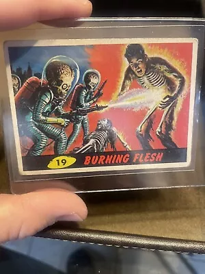 1962 Topps Mars Attacks # 19 Burning Flesh Vg - Vg+ • $40