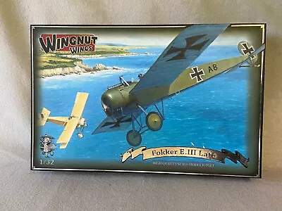 Wingnut Wings 1:32 Fokker E.iii Late Plastic Model Kit (32048) • $190