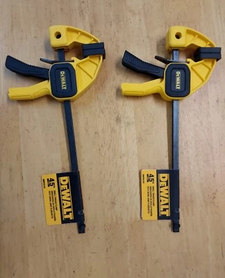 $13.99 • Buy ORIGINAL DEWALT DWHT83191 Small Trigger Clamp 4.5” (a Pack Of 2 Pcs)