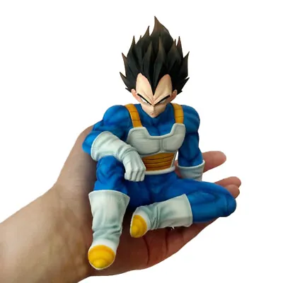 New Anime Dragon Ball Figure Vegeta IV Sitting PVC Statue Model Doll Toy 16CM • $15.99