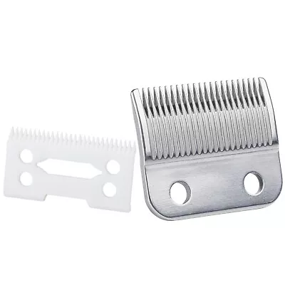 Ceramic Titanium Hair Clipper Blades Hair Clipper Ceramic Metal For Wahl 8504 • $8.99