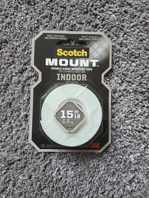 £9.77 • Buy Scotch Mount Indoor Double Sided Mounting Tape