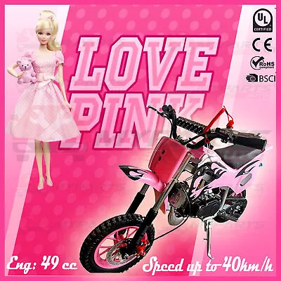 2 Stroke Mini Motor Dirt Bike Kids Pocket Motorcycle Monkey Atv Toys 49cc Au • $370