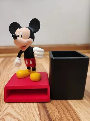 Disney Mickey Mouse Pencil Holder Desk Organizer Vintage Stationary  • $18.75