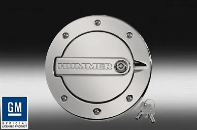 DefenderWorx Hummer H2 & H2 SUT Chrome Locking Fuel Door H2PPC08060 • $209.95