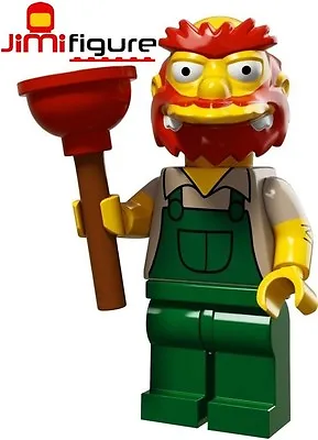 NEW LEGO Minifigures Groundskeeper Willie Simpsons Series 2 71009 Minifigure CMF • $9.95