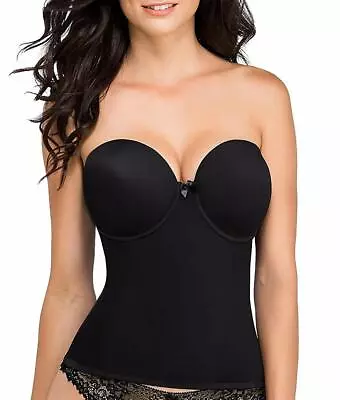 Va Bien BLACK Ultra-Lift Seamless Bustier US 42C UK 42C • $44.50