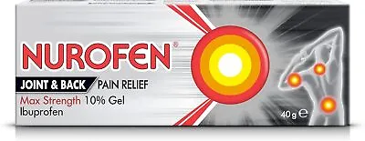 Nurofen Joint And Back Pain Relief Ibuprofen 10% Gel 40g  • £8.25