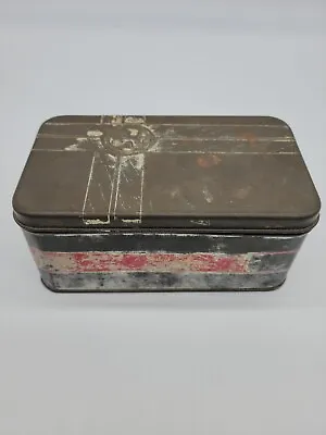 1940's Dixie Mix Silent Night Fruit Cake Tin Box • $9.95