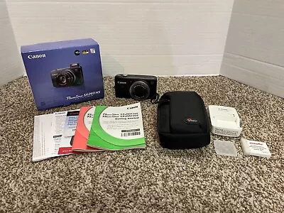 Canon PowerShot SX260 HS 12.1MP Digital Camera - Black - W/Batteries Charger • $269.99