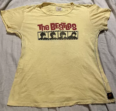 Trunk Ltd The Beatles Tee Shirt Women's Size M Yellow Limited Edition • $25