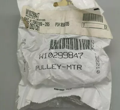 Genuine Whirlpool Parts Motor Pulley W10299847 / AP6011686 • $19.95