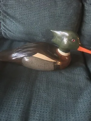 Red-breasted Merganser Decoy! Signed! • $124.99