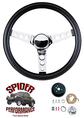 1974-1993 Volkswagen Steering Wheel 13 1/2  CLASSIC CHROME • $139.95